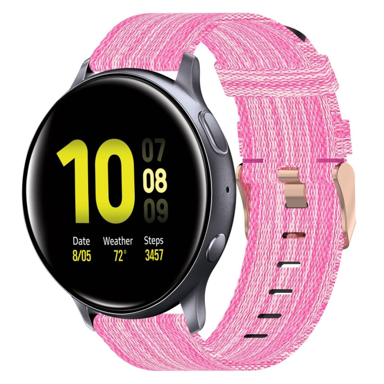 For Samsung  Galaxy Watch 4 Classic 46mm Nylon Woven Watch Band