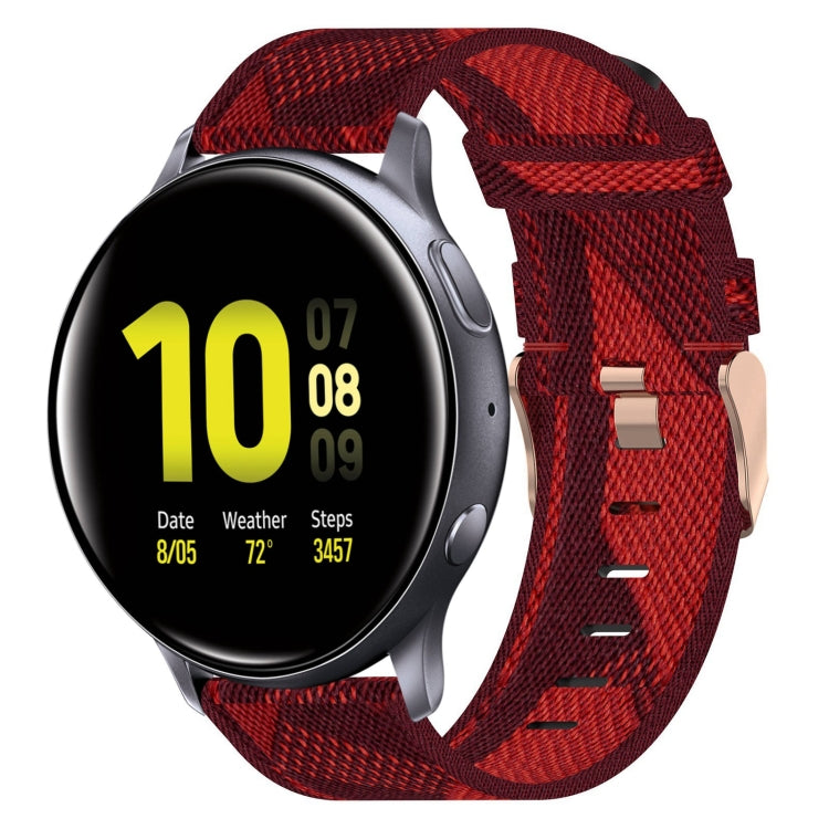 For Samsung  Galaxy Watch 4 Classic 46mm Nylon Woven Watch Band