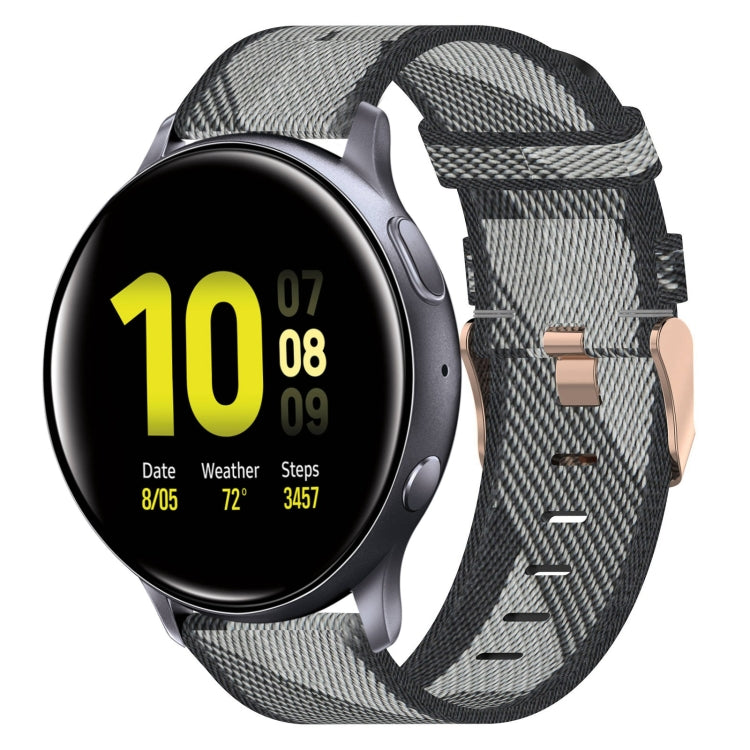 For Samsung  Galaxy Watch 4 Classic 46mm Nylon Woven Watch Band