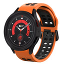 For Samsung Galaxy Watch 5  44mm 20mm Two-Colour Silicone Watch Band