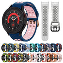 For Samsung Galaxy Watch 5  44mm 20mm Two-Colour Silicone Watch Band