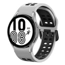 For Samsung Galaxy Watch 4 40mm 20mm Breathable Two-Colour Silicone Watch Band