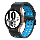 For Samsung Galaxy Watch 4 40mm 20mm Breathable Two-Colour Silicone Watch Band