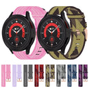 For Samsung Galaxy Watch 4 Classic 42mm 20mm Nylon Woven Watch Band