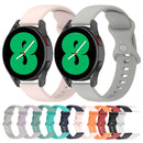 20mm Samsung Galaxy Watch 7/6/5/4  Butterfly Buckle Silicone Watch Band
