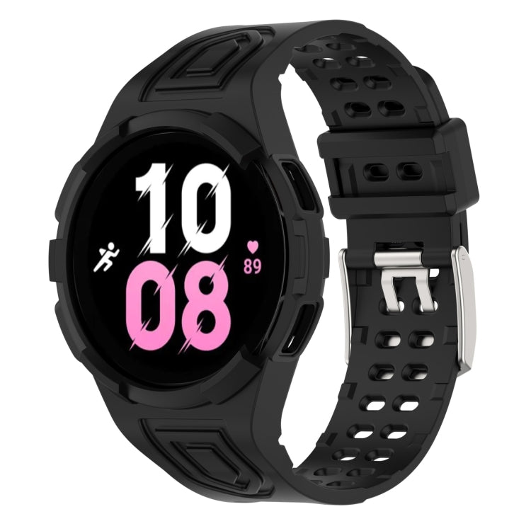 For Samsung Galaxy Watch 5 44mm Armor Integrated TPU Double-Pin Buckle Band