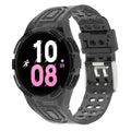 For Samsung Galaxy Watch 5 44mm Armor Integrated TPU Double-Pin Buckle Band