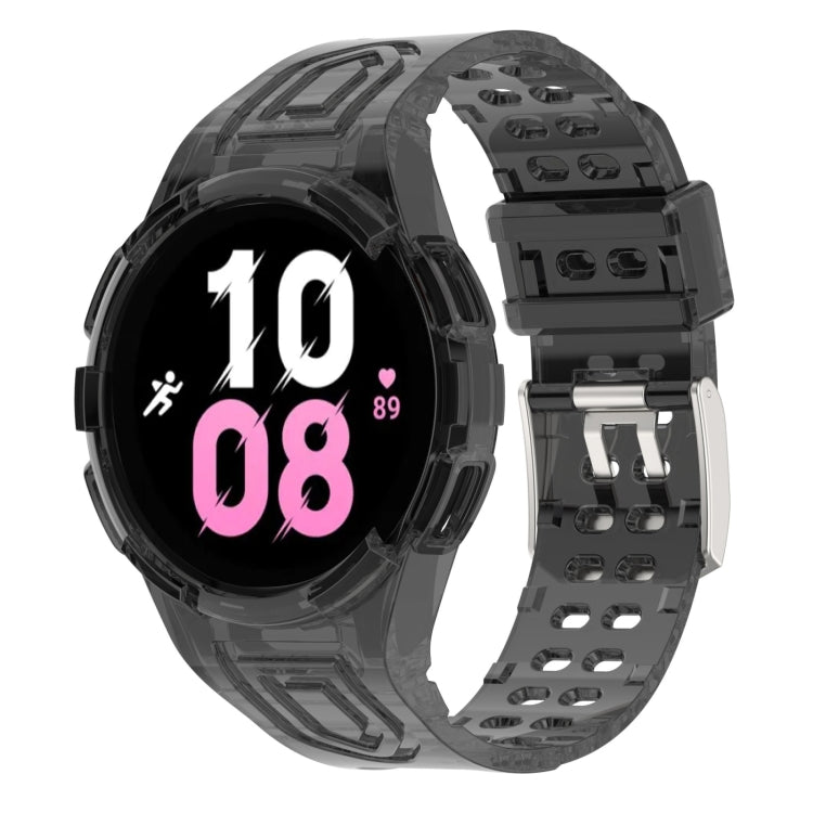 For Samsung Galaxy Watch 5 44mm Armor Integrated TPU Double-Pin Buckle Band