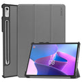 For Lenovo Tab P11 Pro Gen2 11.2 inch 2022 ENKAY Tri-fold Custer Texture Leather Stand Smart Case