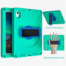 360 Rotation Stand EVA Hard PC Tablet Case with Strap, For iPad 11th Gen 2025 A16