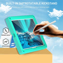 360 Rotation Stand EVA Hard PC Tablet Case with Strap, For iPad 11th Gen 2025 A16