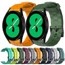 20mm Samsung Galaxy Watch 7/6/5/4 Pattern Solid Colour Silicone Watch Band