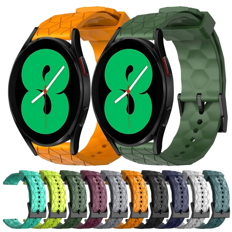 20mm Samsung Galaxy Watch 7/6/5/4 Pattern Solid Colour Silicone Watch Band