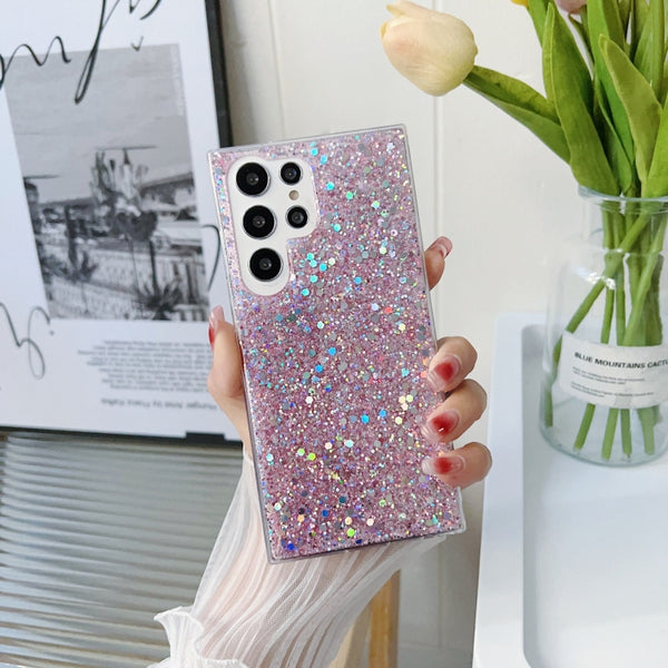 Glitter Sequins Epoxy TPU Phone Case, For Samsung Galaxy S22 Ultra 5G, For Samsung Galaxy A23, For Samsung Galaxy A13 5G