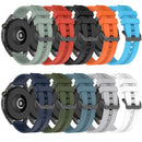 20mm Samsung Galaxy Watch 7/6/5/4 Concave Striped Silicone Watch Band