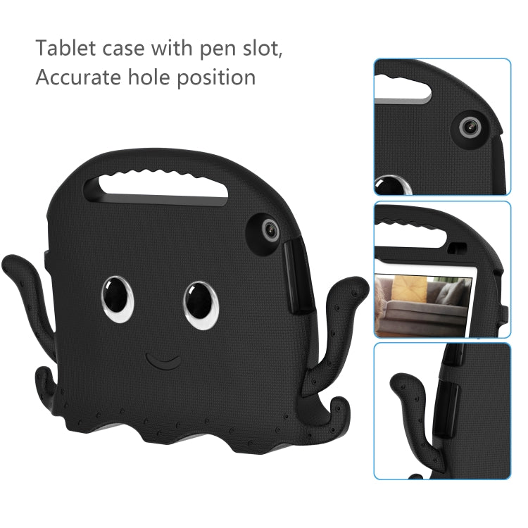 For Lenovo Tab M10 3rd Gen 10.1 TB-328 Octopus Style EVA Hard PC Shockproof Tablet Case with Strap