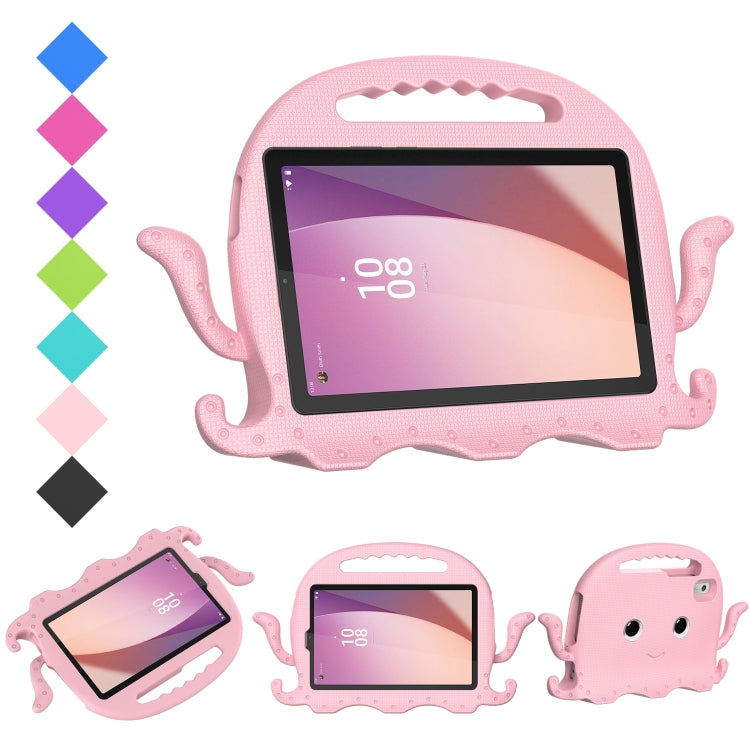 For Lenovo Tab M10 3rd Gen 10.1 TB-328 Octopus Style EVA Hard PC Shockproof Tablet Case with Strap