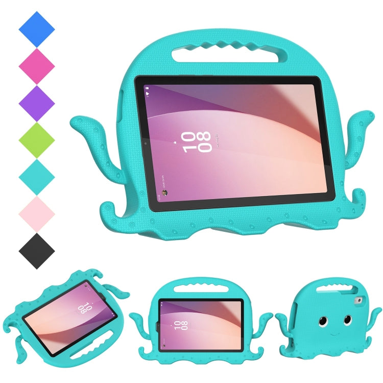 For Lenovo Tab M10 3rd Gen 10.1 TB-328 Octopus Style EVA Hard PC Shockproof Tablet Case with Strap