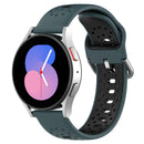 For Samsung Galaxy Watch 5 44mm Two-Colour Silicone Watch Band