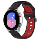 For Samsung Galaxy Watch 5 44mm Two-Colour Silicone Watch Band