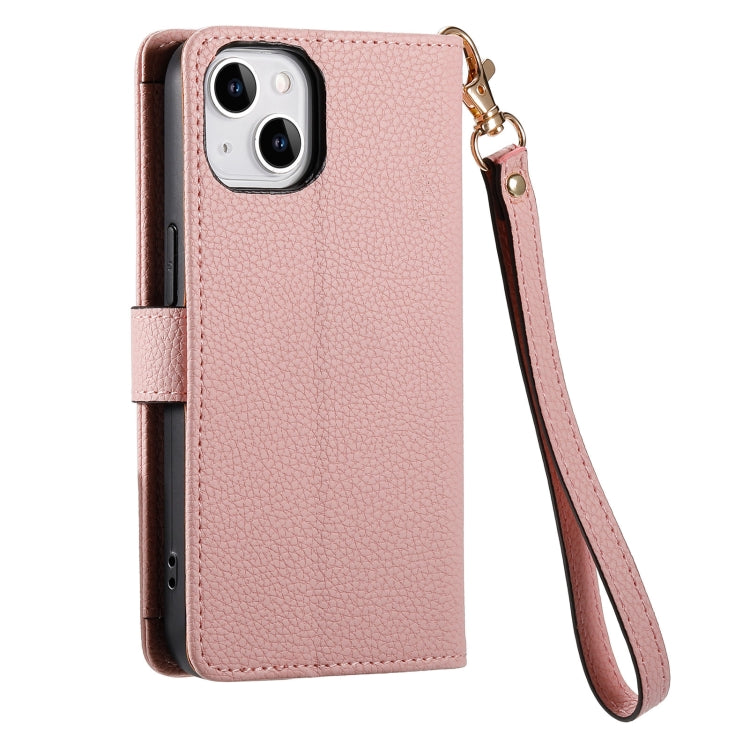 For iPhone 11 Love Zipper Lanyard Leather Phone Case