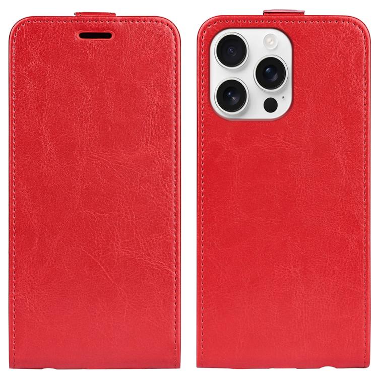 Texture Single Vertical Flip Leather Phone Case For iPhone 17 Pro Max