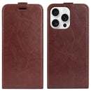 Texture Single Vertical Flip Leather Phone Case For iPhone 17 Pro Max