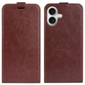 Texture Single Vertical Flip Leather Phone Case For iPhone 17