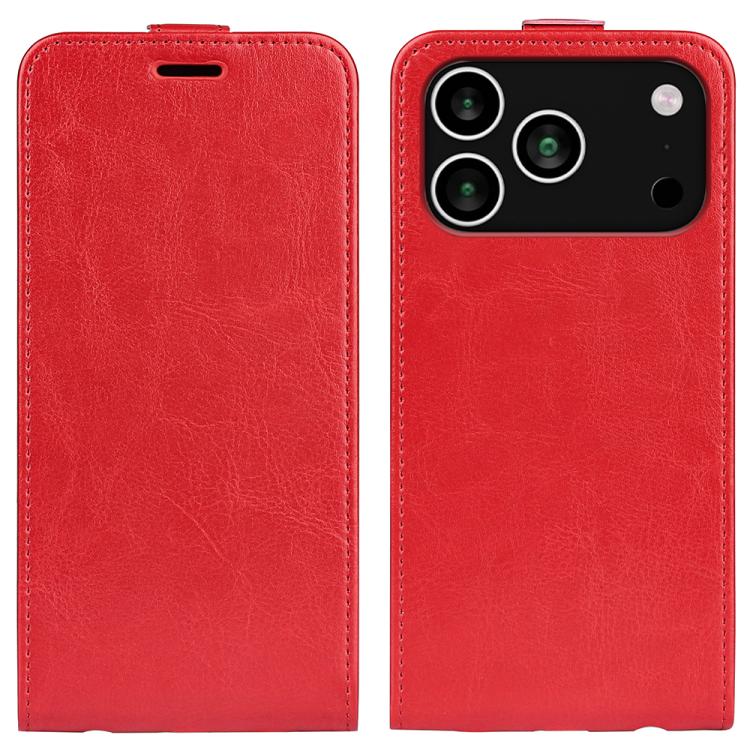 Texture Single Vertical Flip Leather Phone Case For iPhone 17 Pro Max