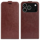 Texture Single Vertical Flip Leather Phone Case For iPhone 17 Pro Max