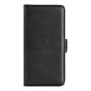 For iPhone 16 Plus Dual-side Magnetic Buckle Horizontal Flip Leather Phone Case