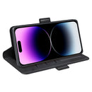 For iPhone 16 Plus Dual-side Magnetic Buckle Horizontal Flip Leather Phone Case