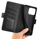 For iPhone 16 Plus Dual-side Magnetic Buckle Horizontal Flip Leather Phone Case