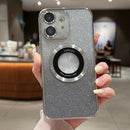 Gradient Glitter Electroplating MagSafe TPU Phone Case