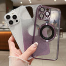 Gradient Glitter Electroplating MagSafe TPU Phone Case