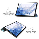 3-Fold Stand Leather Smart Tablet Case For Samsung Galaxy Tab S9 FE+ 12.4