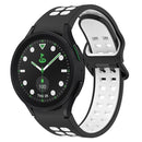 For Samsung Galaxy Watch 6 Classic 47mm Two-Colour Silicone Watch Band