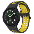 For Samsung Galaxy Watch 6 Classic 47mm Two-Colour Silicone Watch Band