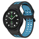 For Samsung Galaxy Watch 6 Classic 47mm Two-Colour Silicone Watch Band