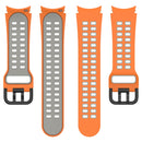 For Samsung Galaxy Watch 6 Classic 47mm Two-Colour Silicone Watch Band