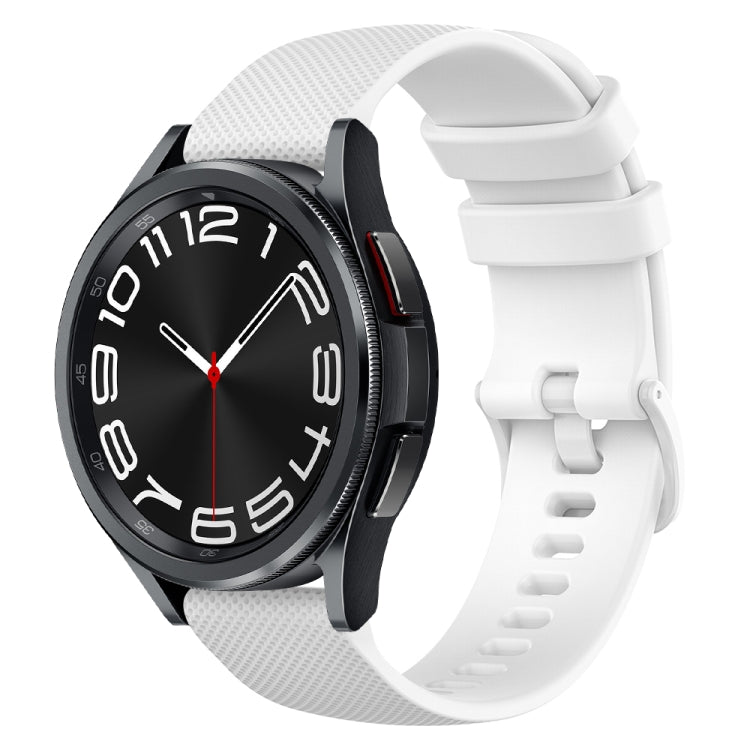 20mm Samsung Galaxy Watch 7/6/5/4 Checkered Silicone Watch Band