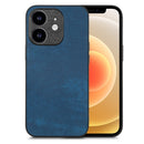 For iPhone 13 Pro Vintage Leather PC Back Cover Phone Case