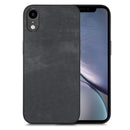 For iPhone 13 Pro Vintage Leather PC Back Cover Phone Case