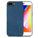 For iPhone 15 Pro Vintage Leather PC Back Cover Phone Case