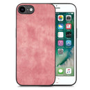 For iPhone 13 Vintage Leather PC Back Cover Phone Case