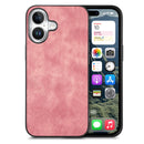 For iPhone 13 Pro Vintage Leather PC Back Cover Phone Case