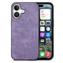 For iPhone 13 Pro Vintage Leather PC Back Cover Phone Case