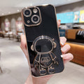 Electroplating Astronaut Holder Phone Case