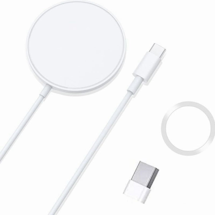 15W Max MagSafe Magnetic Wireless Charger for iPhone 15/14/13 / AirPods Pro, No Adapter