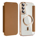 Shield MagSafe RFID Anti-theft Leather Phone Case, For Samsung Galaxy S23 FE 5G, For Samsung Galaxy S22 Ultra 5G, For Samsung Galaxy S22+ 5G